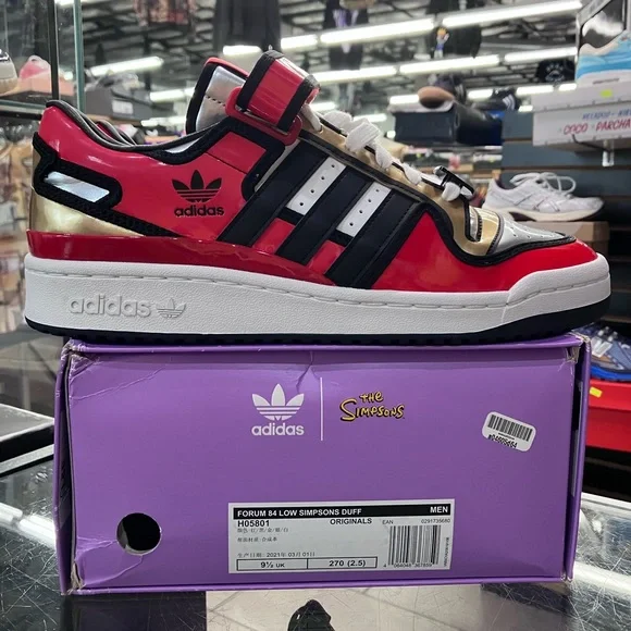 Adidas Forum Low The Simpsons Duffman Size 10 - Picture 2 of 9